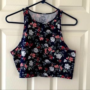 Floral crop top